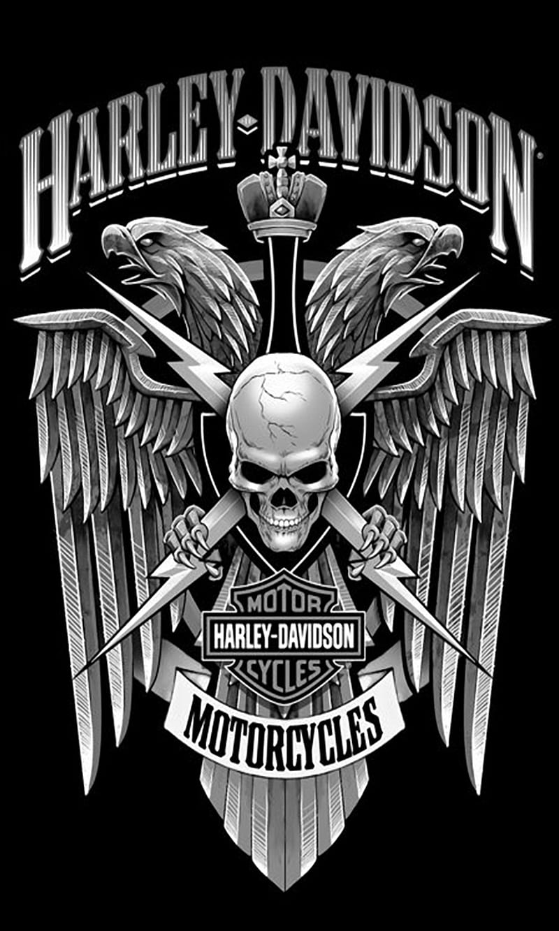 Harley Davidson, army, warriors, HD phone wallpaper