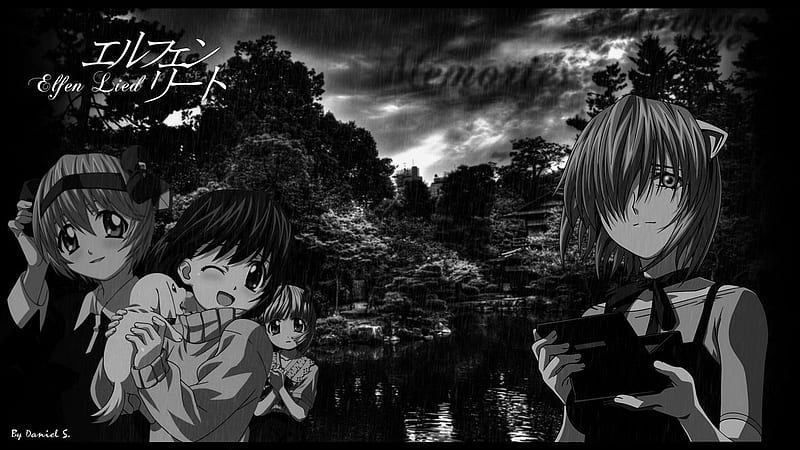 Lucy Elfen Lied Fan Art Darkblack987 - Illustrations ART street