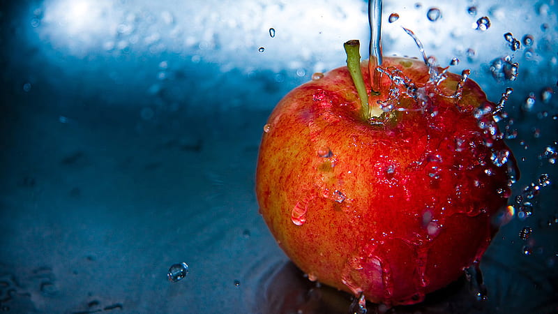 Red apple, apple, nice, crunchy, food, fruits, juicy, HD wallpaper | Peakpx