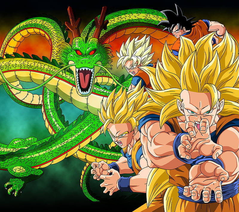 Goku s Evolution, dragon ball, evolution, goku, kid, super saiyan, super  saiyan 2, HD phone wallpaper