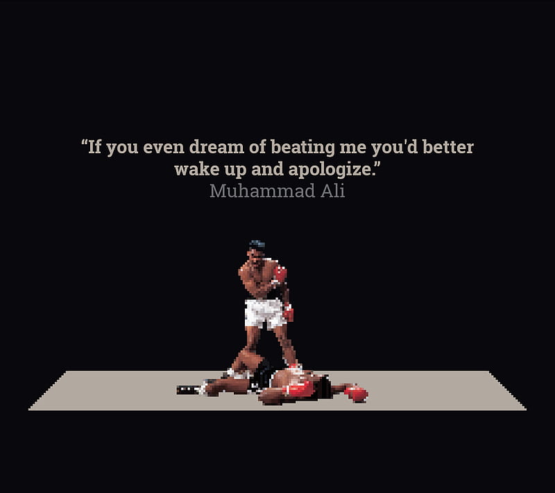 Muhammad Ali, boxing, legend, quote, text, HD wallpaper