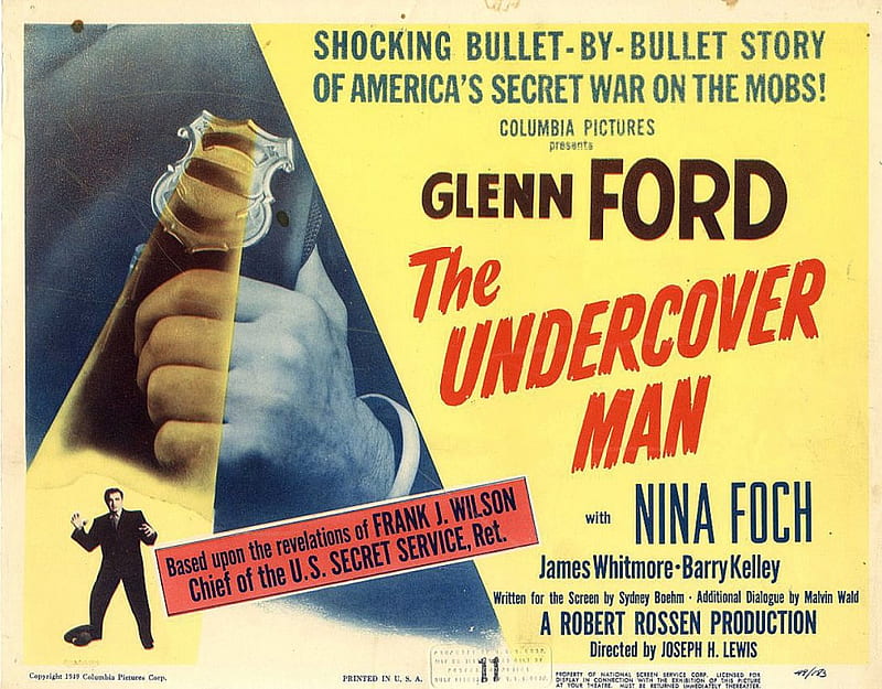 Classic Movies - The Undercover Man (1949), Classic Movies, The Undercover Man, Glenn Ford, Nina Foch, James Whitmore, HD wallpaper