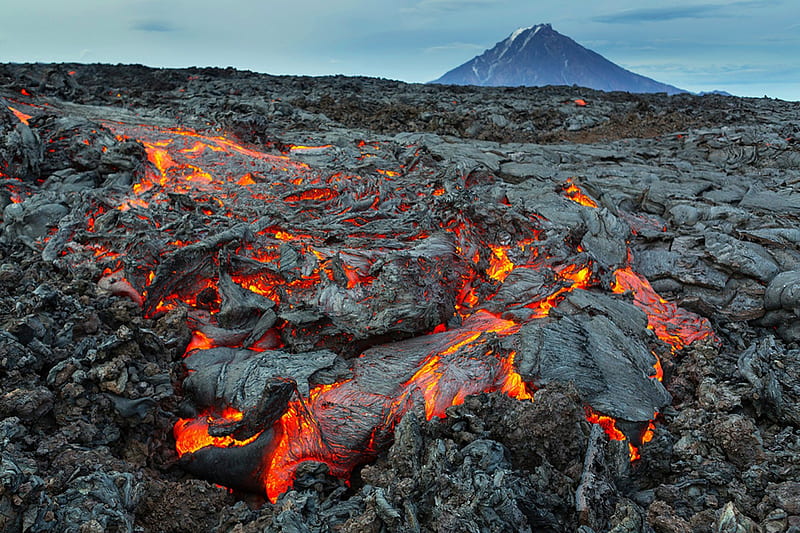 Lava Flow ~ Up Close and Personal, Heat, Lava, Nature, Flow, HD wallpaper