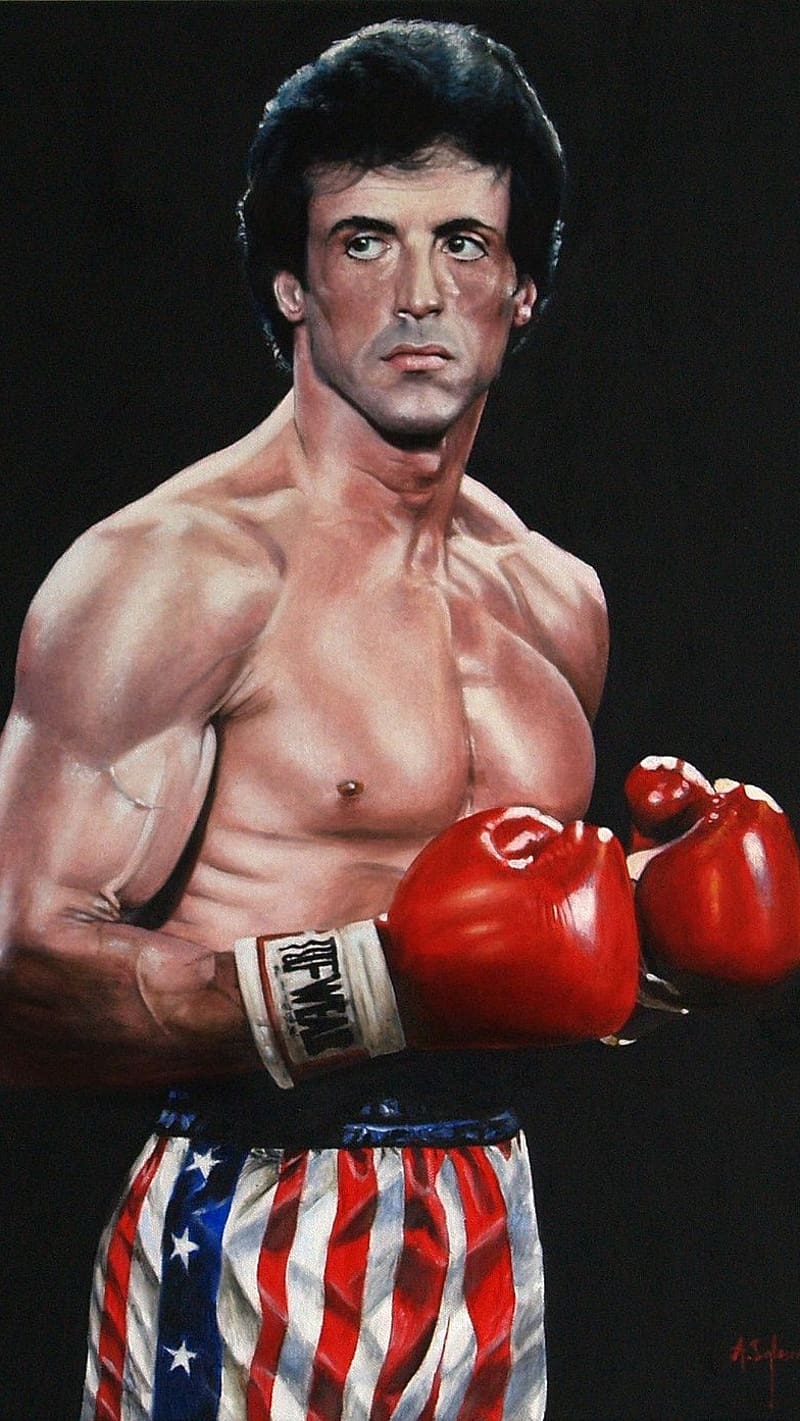 Rocky, Shirtless, sylvester stallone, actor, HD phone wallpaper