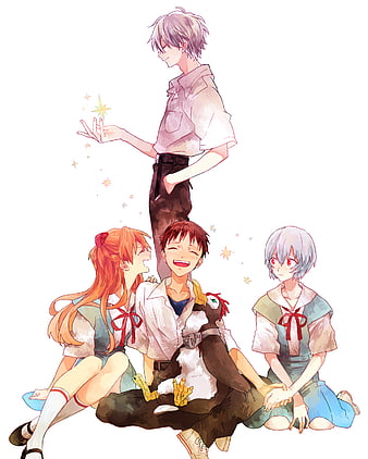 Neon Genesis Evangelion, anime boys, short hair, 2D, Nagisa Kaworu