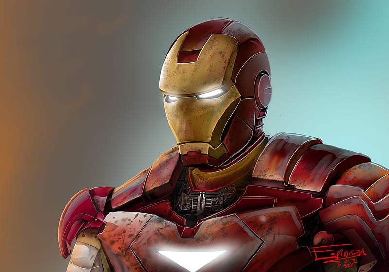 Iron Man Art, iron-man, superheroes, artist, , artwork, HD wallpaper