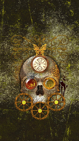 Skull Steampunk Style Hand Drawn Vector Stock Vector Royalty Free  690634138  Shutterstock