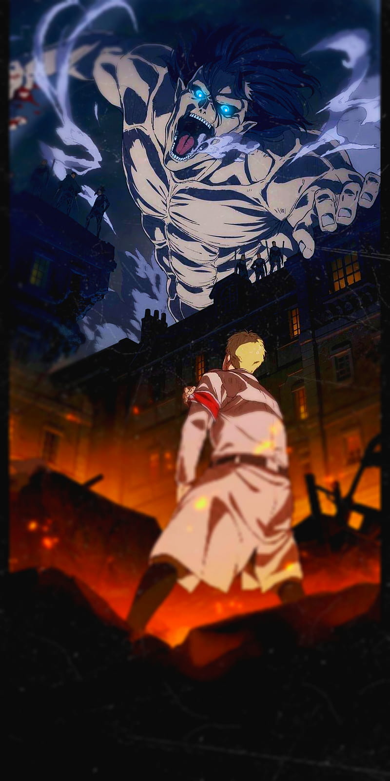 Attack On Titan Wallpaper 4K Phone Trick  Shingeki no kyojin, Anime,  Planos de fundo