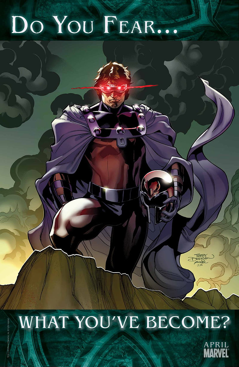 Cyclops Magneto, marvel, power, superhero, villain, wolverine, x-men, xavier, xmen, HD phone wallpaper