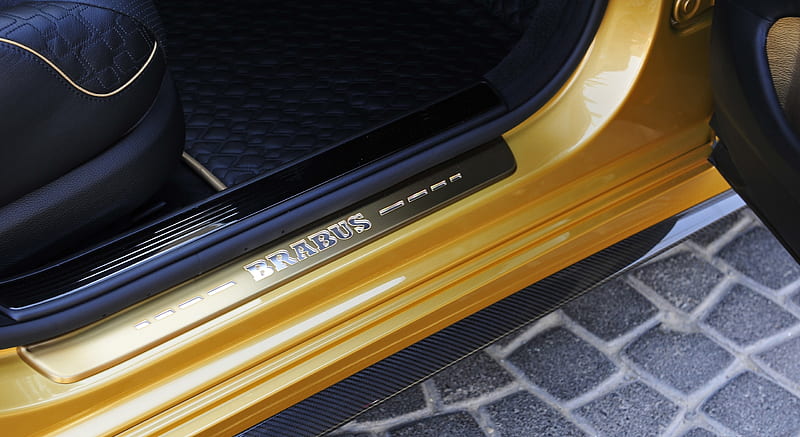 2016 BRABUS ROCKET 900 Desert Gold Edition based on Mercedes-AMG S 65 - Door Sill , car, HD wallpaper