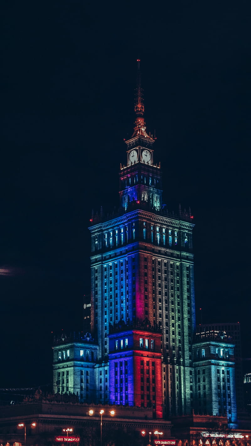 Warszawa, city, colorful, poland, polska, warsaw, HD phone wallpaper |  Peakpx