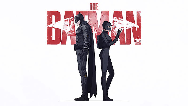 Batman, The Batman, Catwoman, DC Comics, The Batman (Movie), HD wallpaper