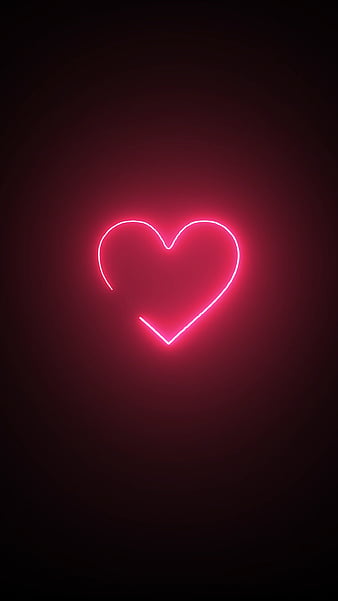 Mini Love Wall colourful heart light neon HD phone wallpaper  Peakpx