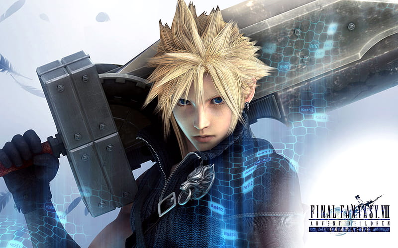 cloud strife advent children reference