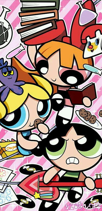 The Powerpuff Girls, art, pop, corazones, rock, cartoon network, 90s,  childhood, HD phone wallpaper | Peakpx