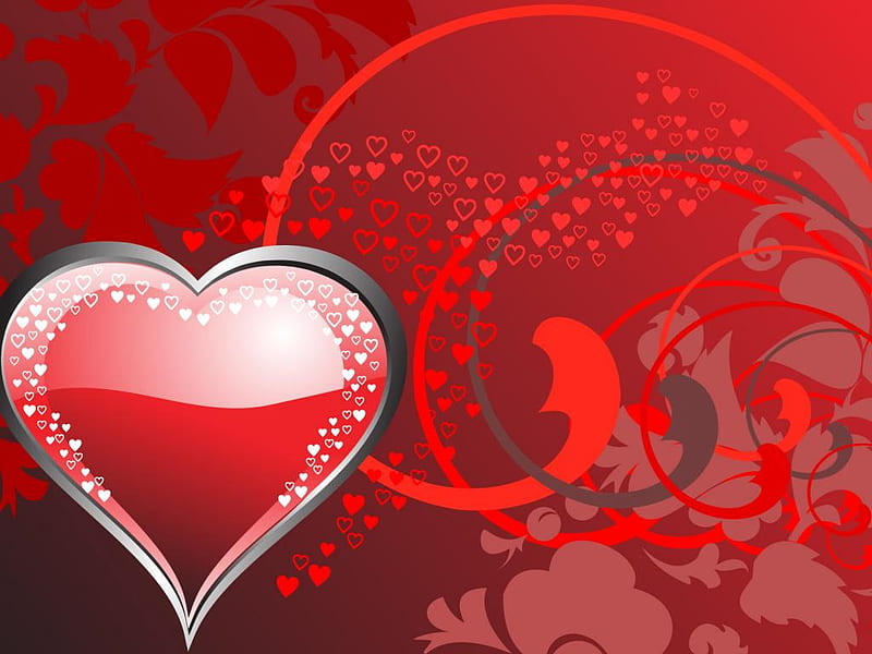 Romantic Heart, red, romantic, love, heart, HD wallpaper | Peakpx
