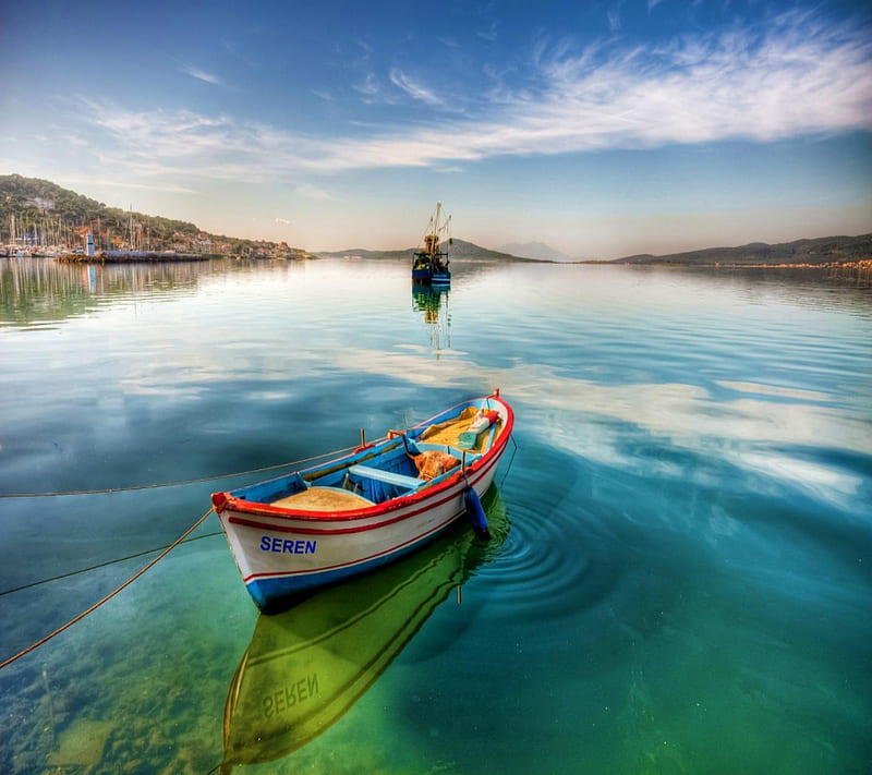 Boat on lake, fahx, zvb, HD wallpaper | Peakpx