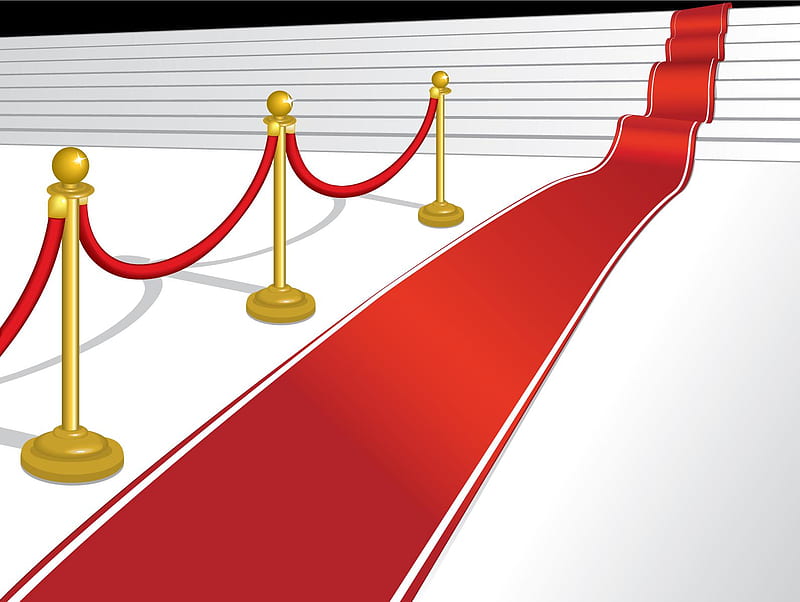 Red Carpet, red, carpet, abstract, steps, HD wallpaper