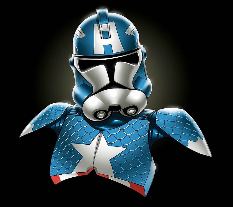 Captain America, comics, marvel, star, storm, stormtrooper, trooper, wars, HD wallpaper