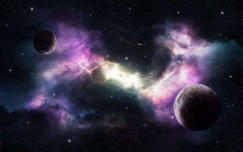 space, planets, nebula, stars, universe, HD wallpaper