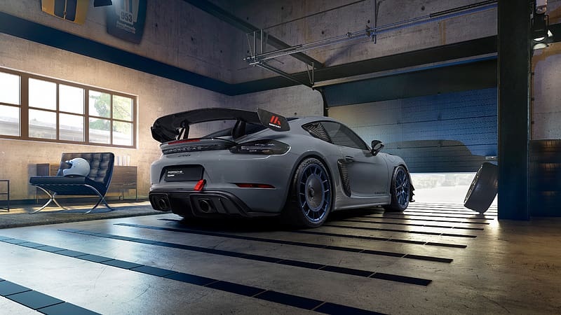 Porsche 718 Cayman GT4 RS Manthey Kit, HD wallpaper Porsche 718 Cayman GT4 RS Manthey Kit, HD wallpaper