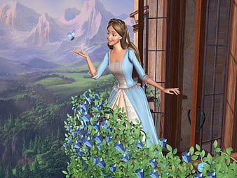 Barbie movie girl mountains insect flowers singing terrace HD wallpaper Peakpx