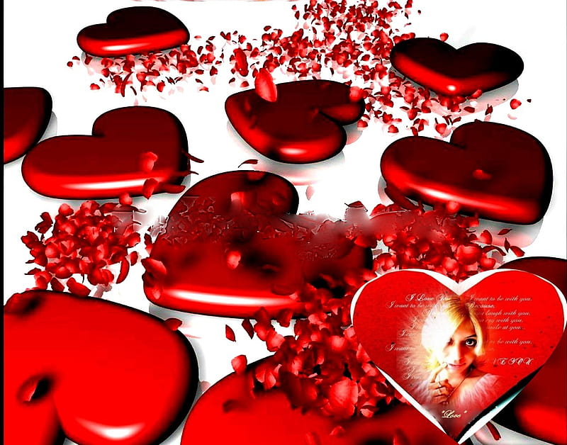 Kanchan Bagari: Love Heart , girl, kanchan, rose, love, heart, beauty, couple, sweet, HD wallpaper