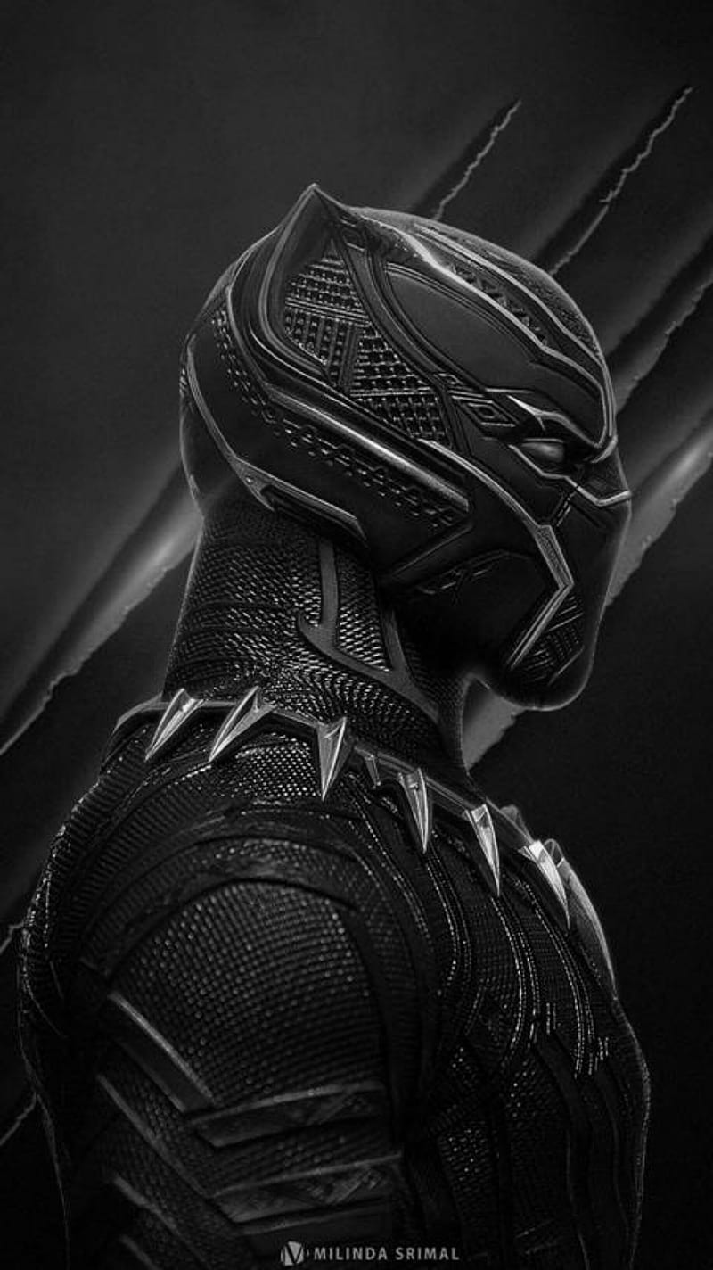 Black Panther, marvel, HD phone wallpaper