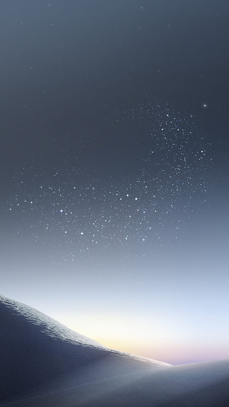 Samsung galaxy s8 starry night sky over the hills  Tap to see more HD  phone wallpaper  Pxfuel