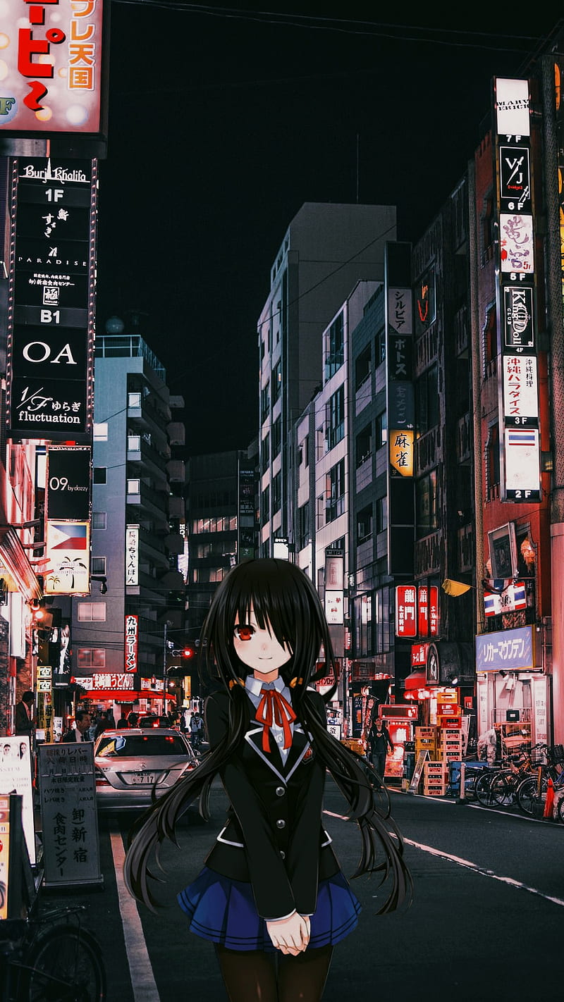 Kurumi Tokisaki, Anime, Black, Date A Bullet, Date A Live, Edit, Hd Phone  Wallpaper | Peakpx