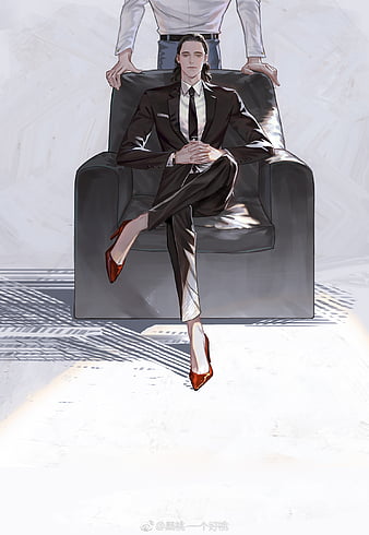 Anime boys man in black suit png  PNGEgg