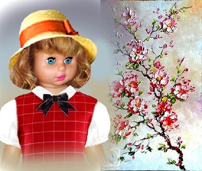 HEIDI DOLL - LOVE, nature, girl, cute, people, love, flowers, HD wallpaper  | Peakpx