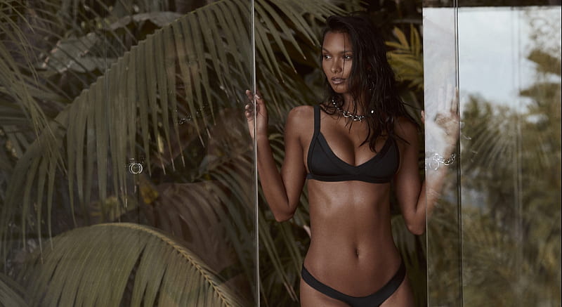 Lais-Ribeiro, Ribeiro, model, Lais, bikini, HD wallpaper