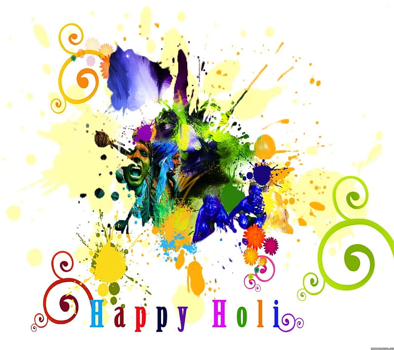 Holi Wishes, happy holi, HD wallpaper | Peakpx