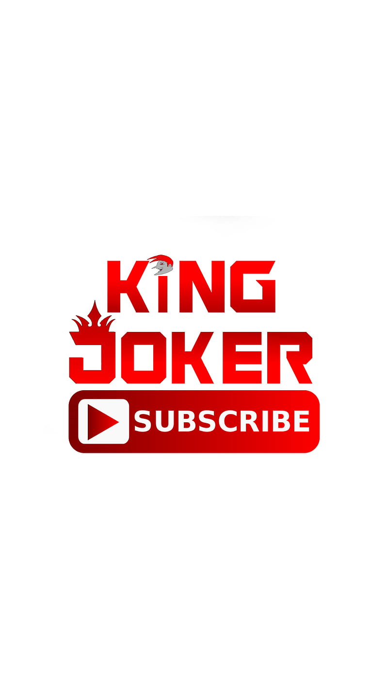 King Joker Subscribe, ks, logo, red, white, youtube, youtuber, HD phone  wallpaper | Peakpx