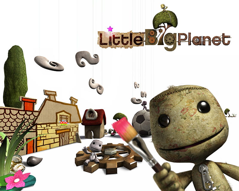 Little Big Planet 4, cute, person, video game, sack, little big planet, HD wallpaper