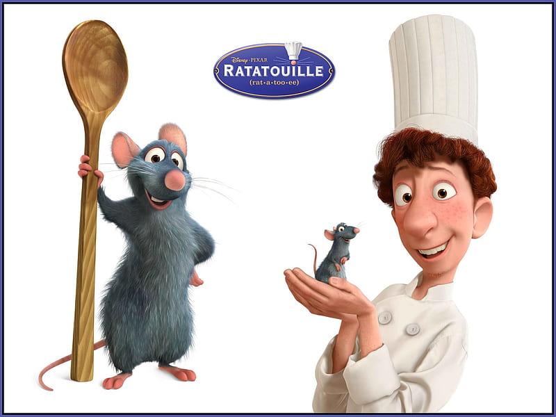 Ratatouille with the chef, animated, rataouille, rat, movies, funny, HD  wallpaper | Peakpx