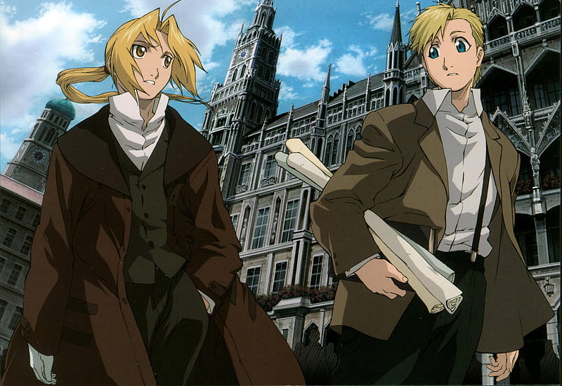 Height Difference Aesthetic Anime, Full Metal Alchemist, - Edward Elric  Conqueror Of Shamballa - Free Transparent PNG Download - PNGkey
