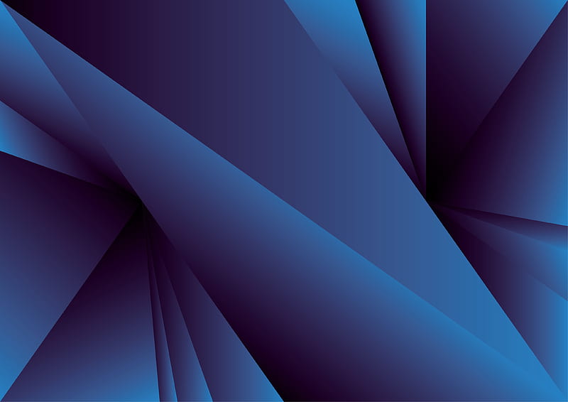 Blue Geometry Shapes 2021 Art, HD wallpaper