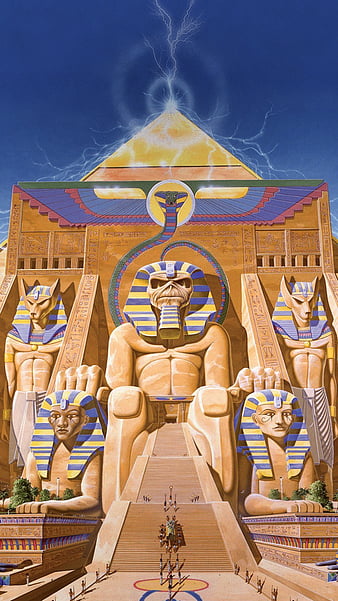 HD wallpaper: Band (Music), Iron Maiden, Powerslave | Wallpaper Flare