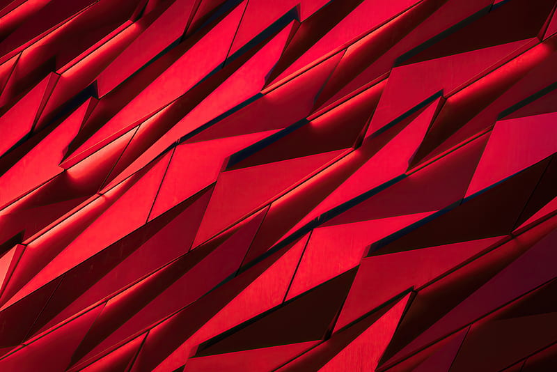 Red Sharp Shapes Texture , red, abstract, artist, artwork, digital-art, HD wallpaper