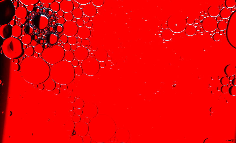 red water background