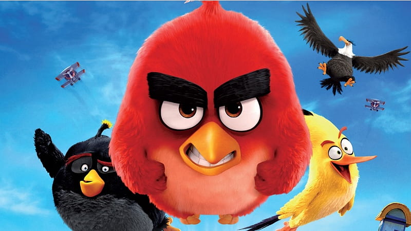 The Angry Birds Movie Bule Sky, HD wallpaper