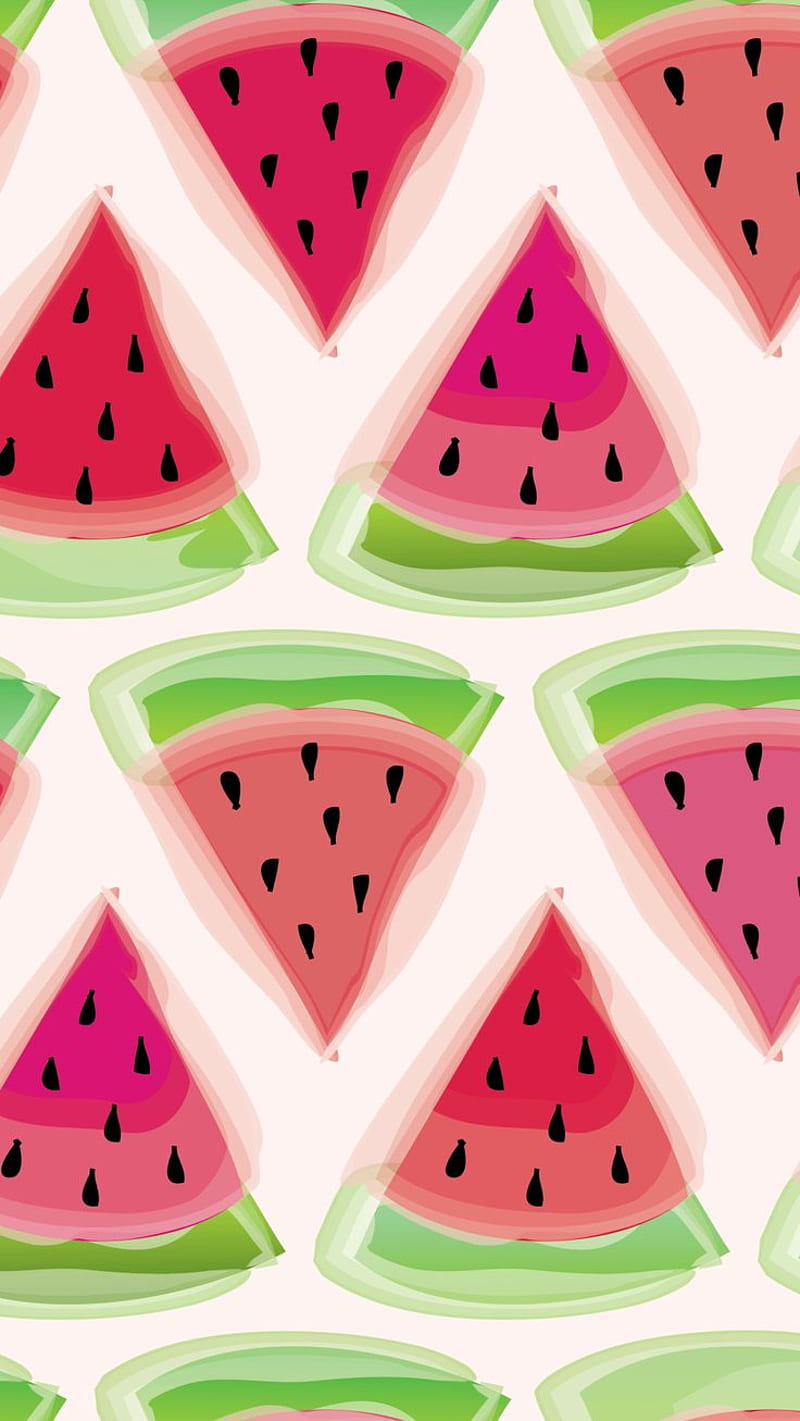 Watermelon Wallpaper Backgroundcute Watermelon Drawing By Stock  Illustration 1489170062  Shutterstock
