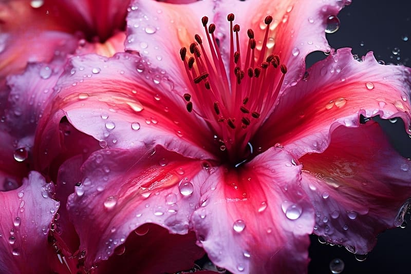 Tiger lily, Bright, Flower, Blossom, Pink, HD wallpaper