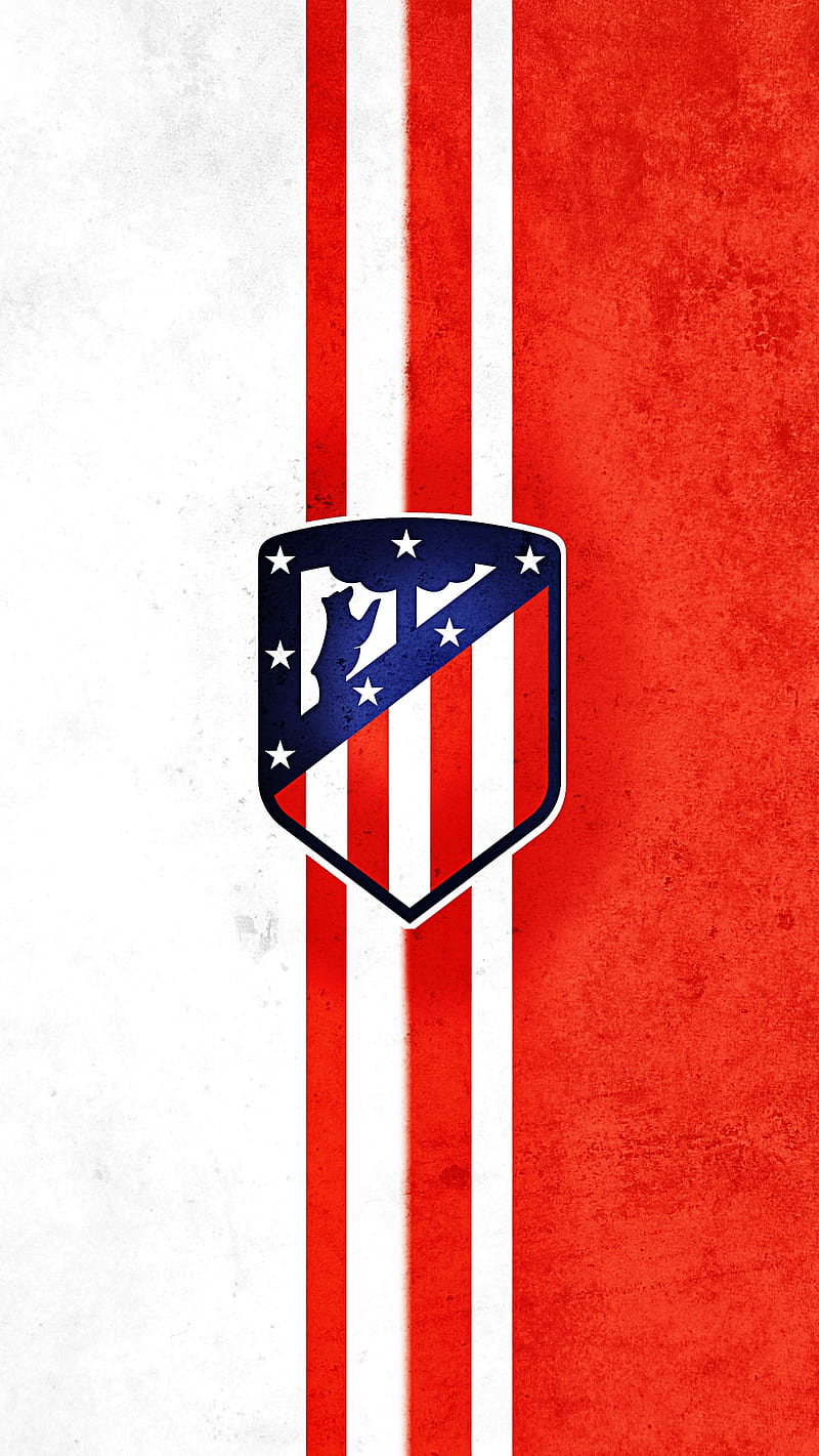 Atletico Madrid, atletico, football, logo, logos, red, sport, esports, HD phone wallpaper