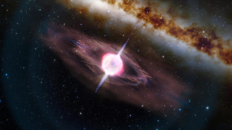 Astronomers Discover Surprising Cause Of A “Fizzled” Gamma Ray Burst, HD wallpaper
