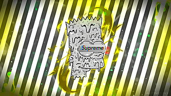 Suprime Supreme Wallpaper Hd Simpson Wallpaper Iphone - Supreme Wallpaper  Bart Simpson is hd wa…