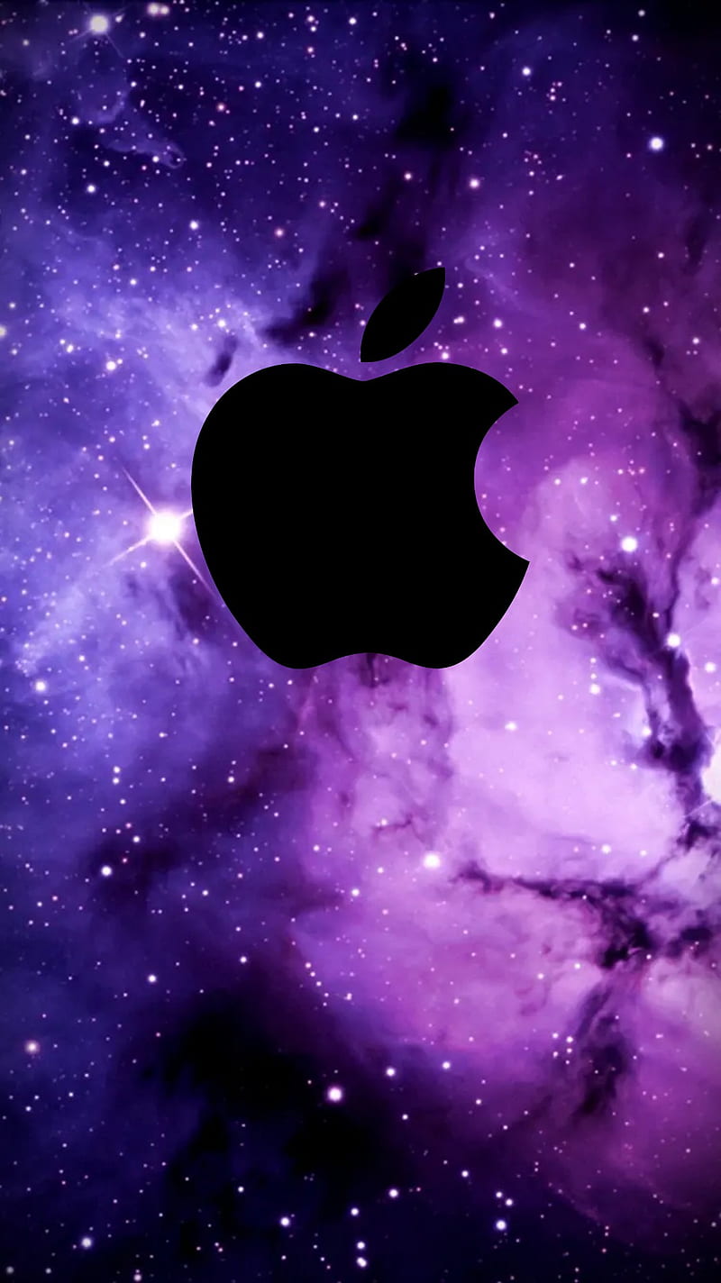 Apple Galaxy, iphone, logo, original, space, HD phone wallpaper ...