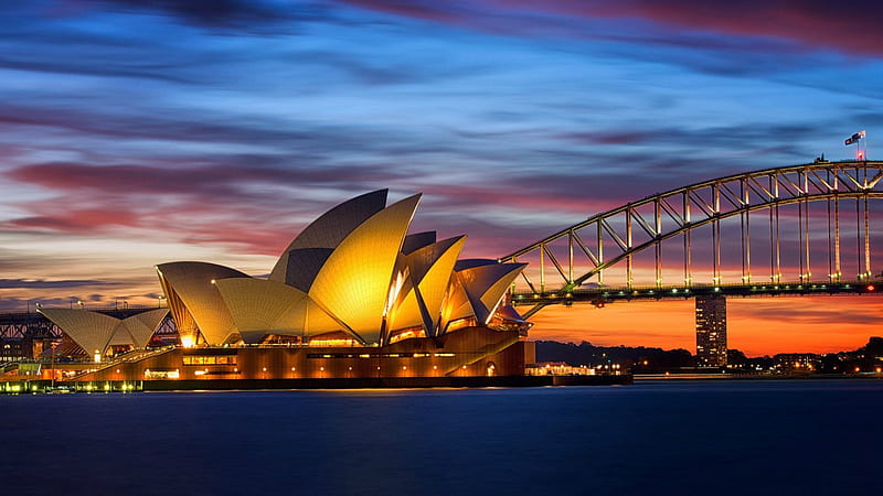 Opera House en Sydney, australia, house, opera, sidney, HD wallpaper